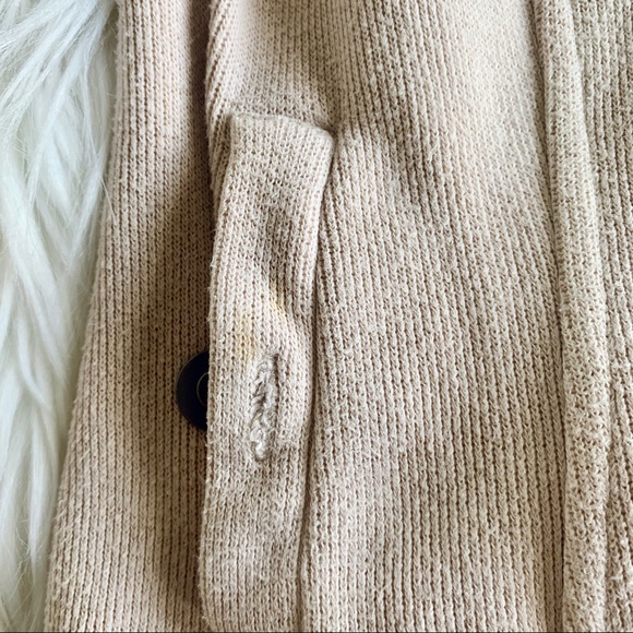 SOLD 💔 Free People Cream Ruffled Peplum Military Jacket - Picture 6 of 11